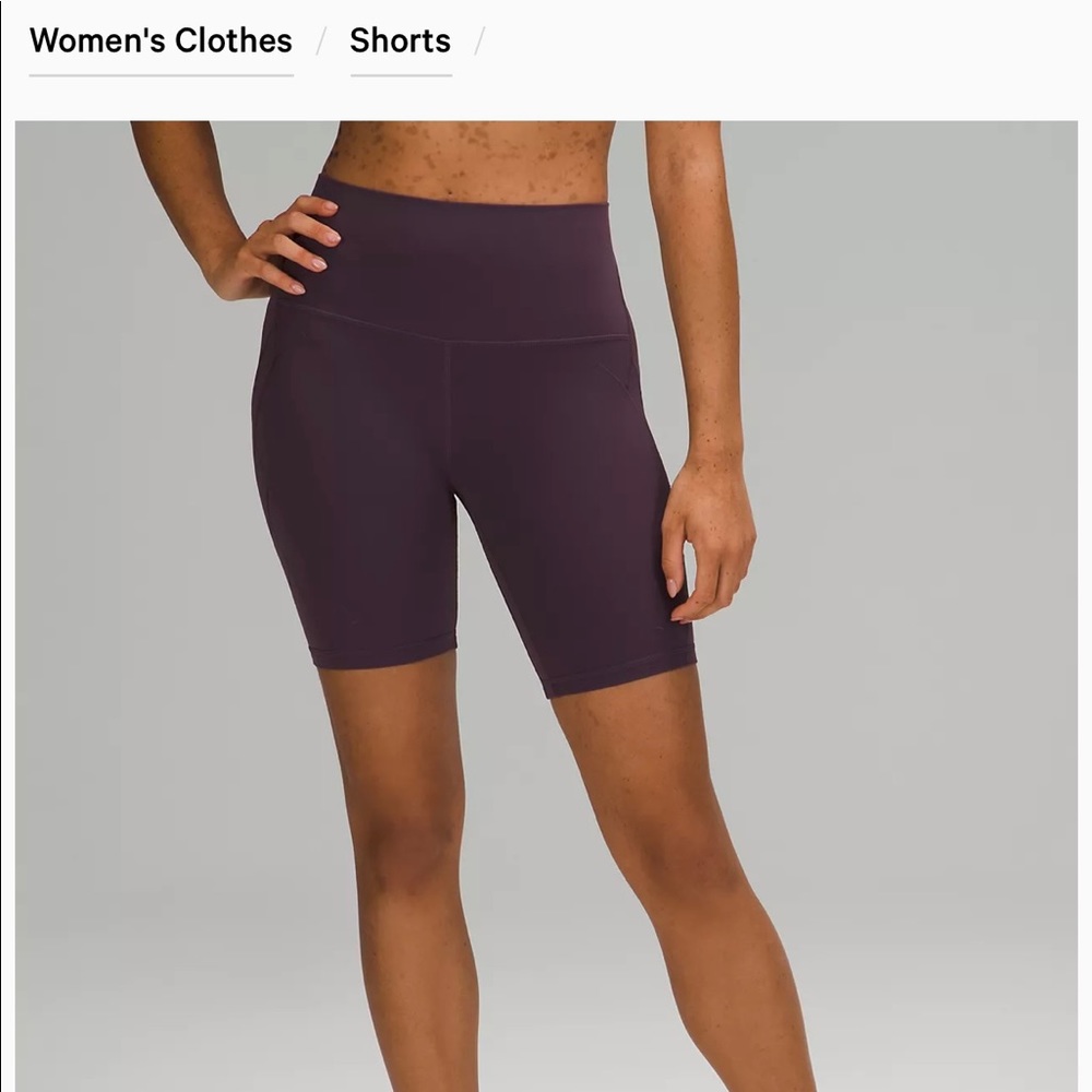 SOLD Nulu Fold HR Yoga Short 8”